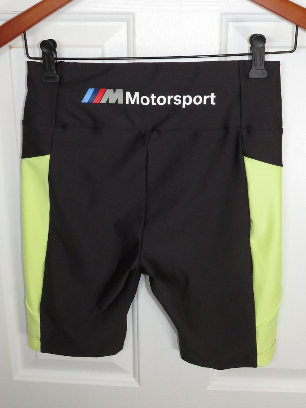 PUMA x BMW Motorsport Street Shorts Black/Neon Women's Size Small